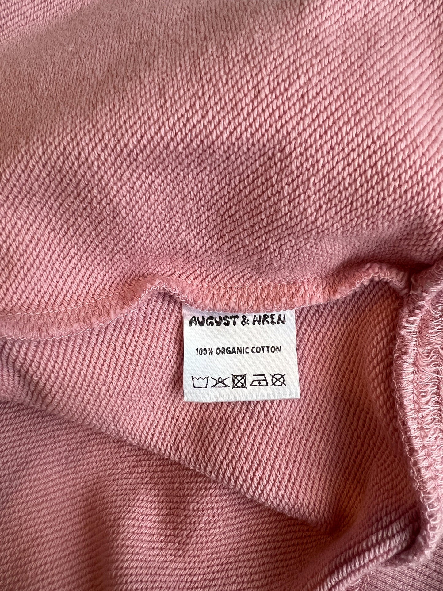 Organic Cotton French Terry Crew Neck | Kids | Pink