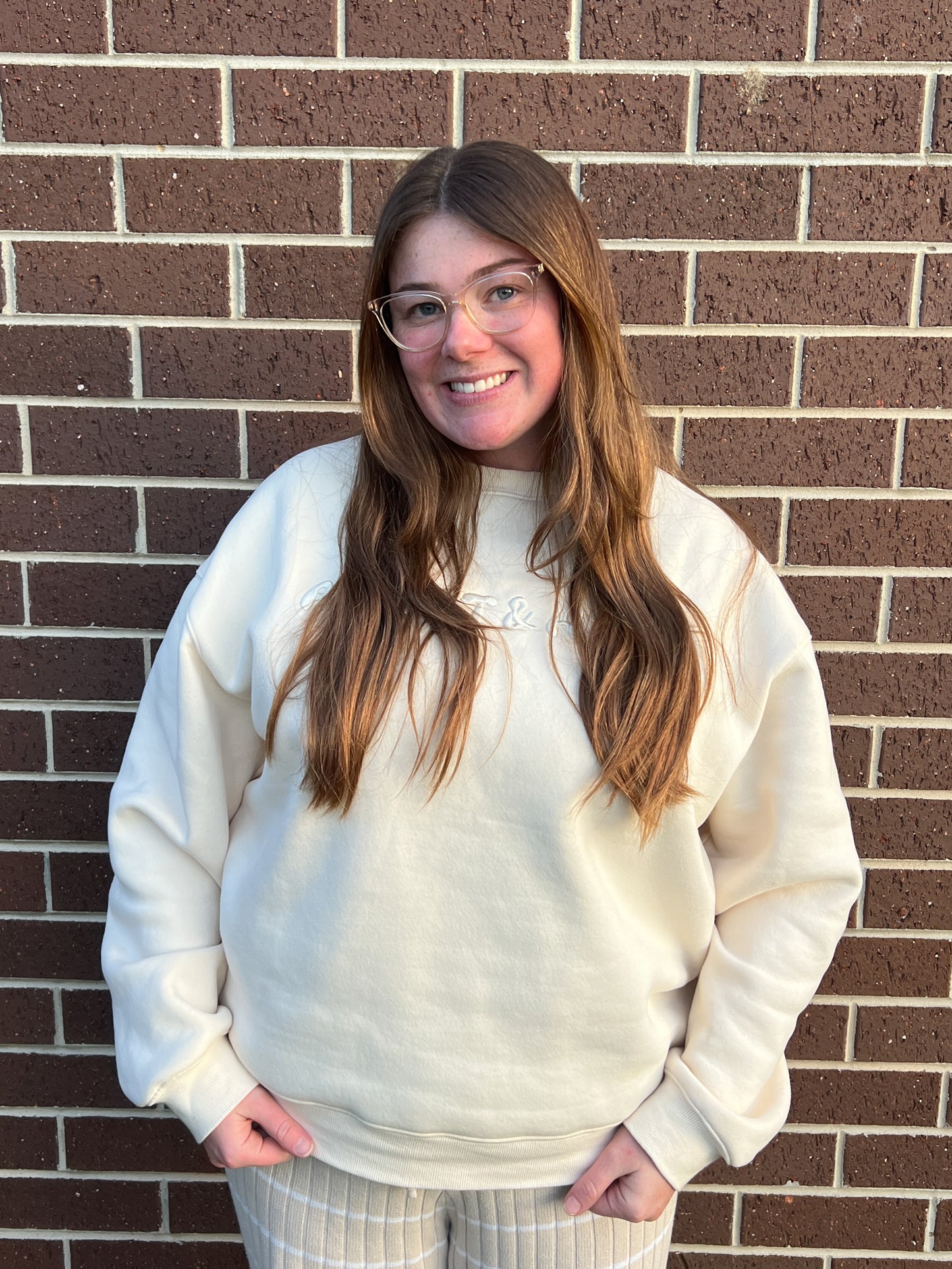 Fleece Crew Neck | Adults | Cream
