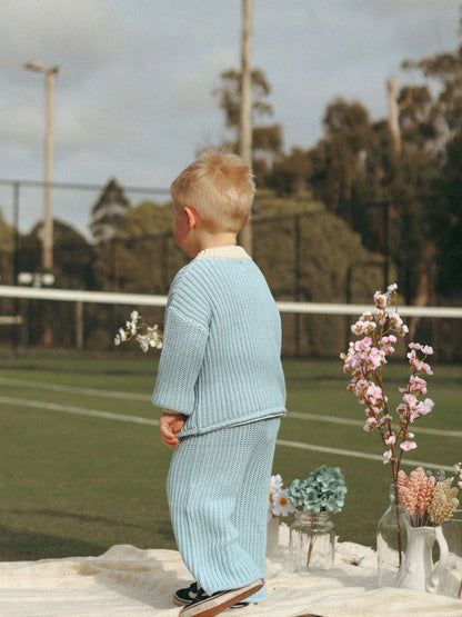 Chunky Knit Jumper | Blue
