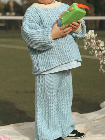 Chunky Knit Jumper | Blue