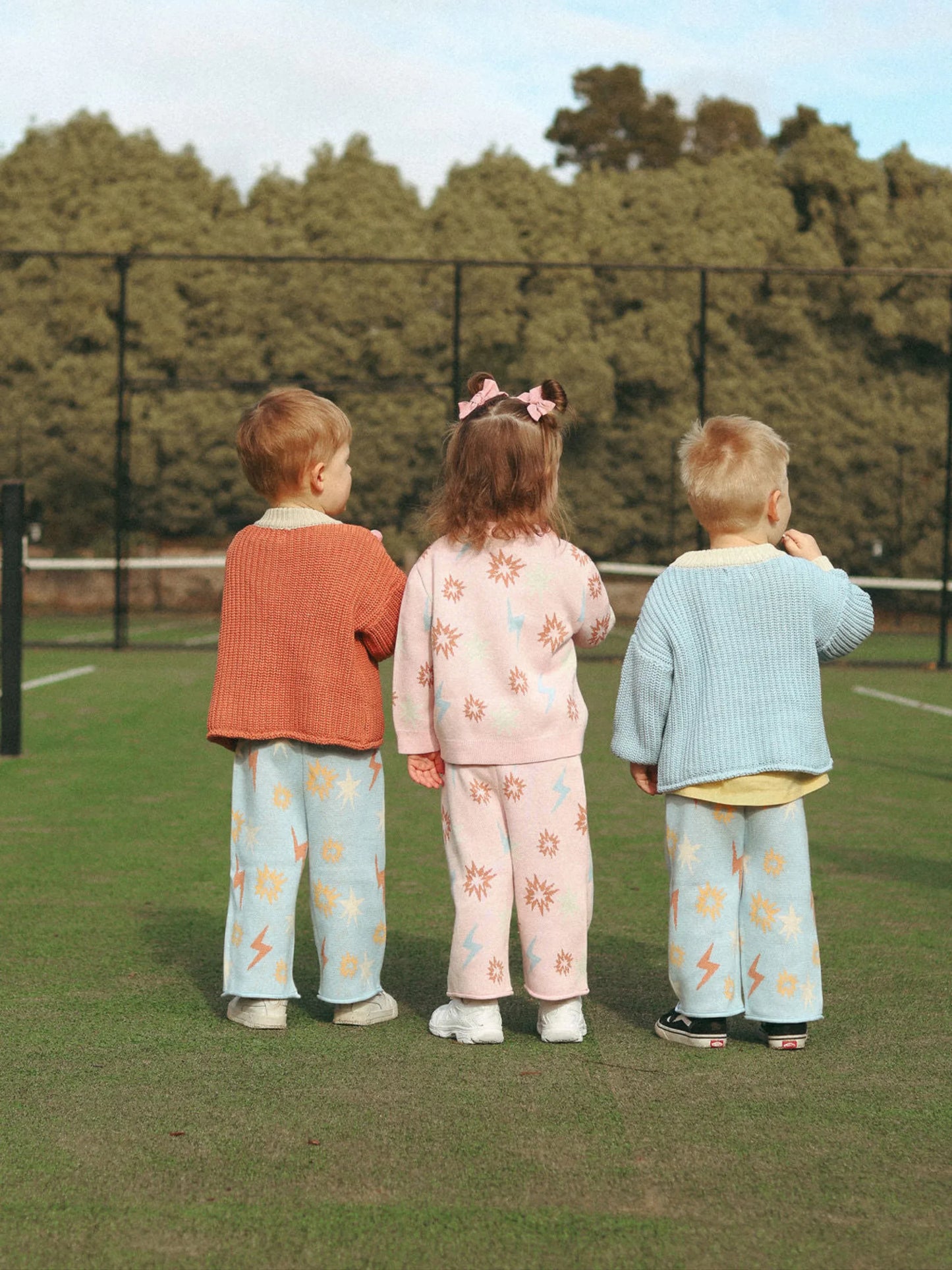Leo Jacquard Knit Pants | Pink