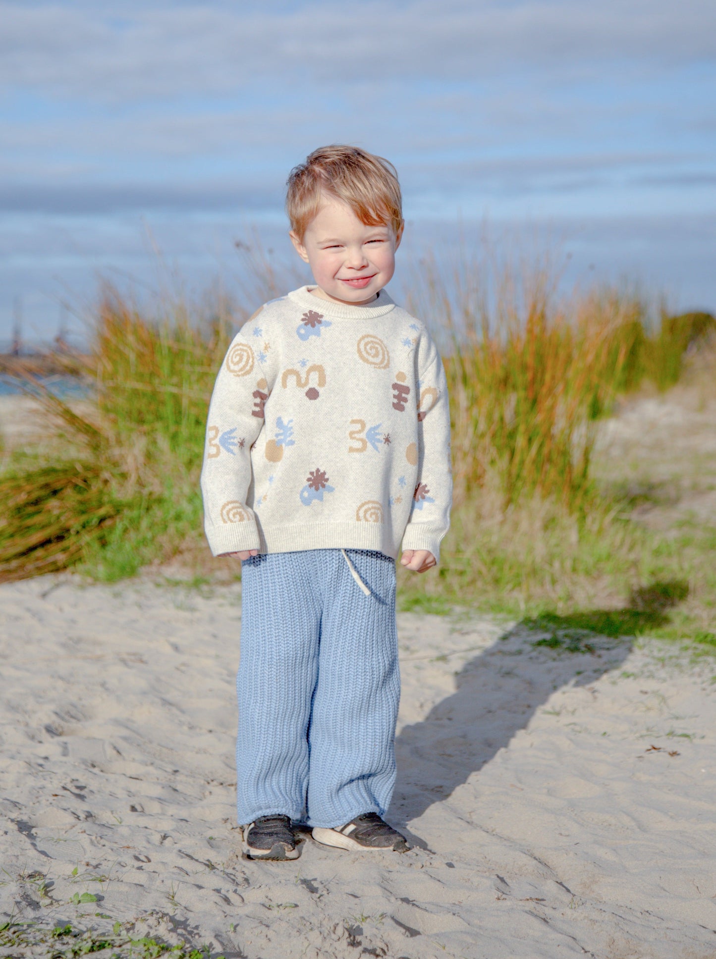 Seaside Knit Jumper | Ocean