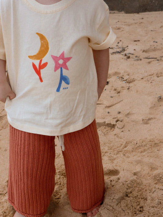 Moonflower Tee | Cream