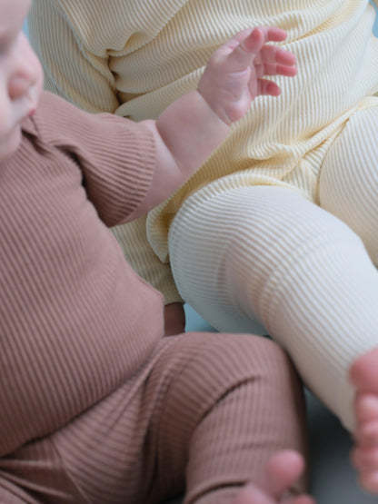Ribbed Bodysuit | Mocha