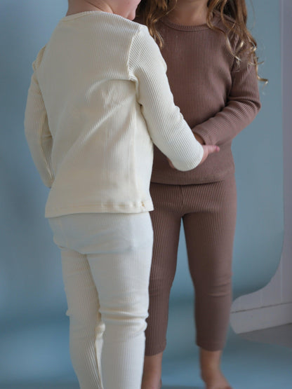 Ribbed Long Sleeve | Mocha