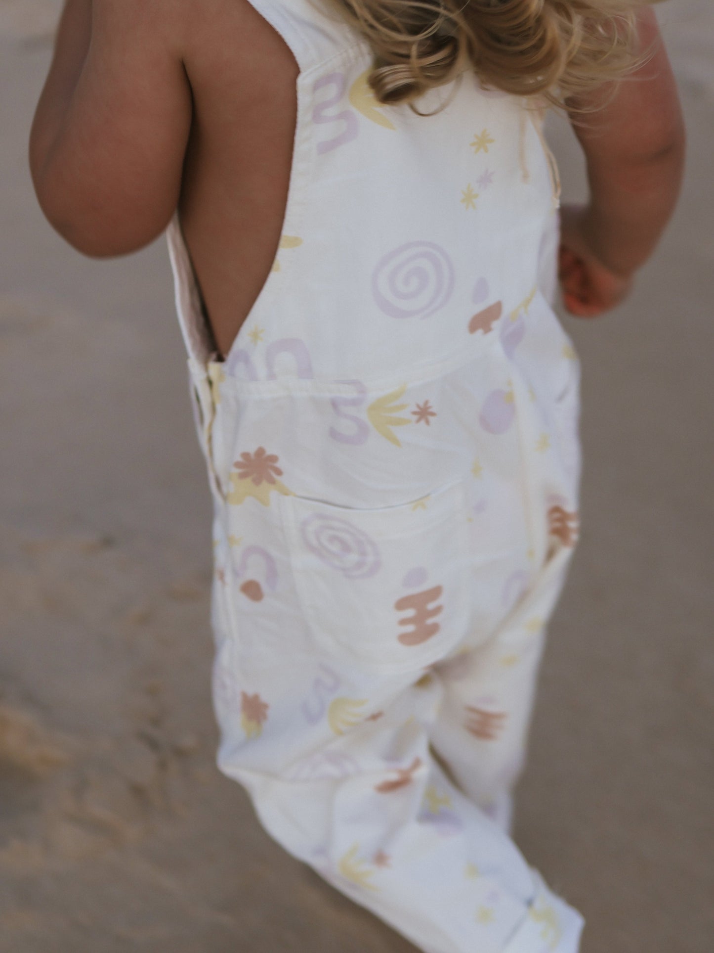 Seaside Spring Overalls | Coral